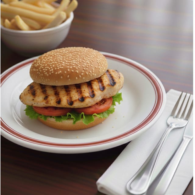 Grilled Chicken Sandwich Combo.