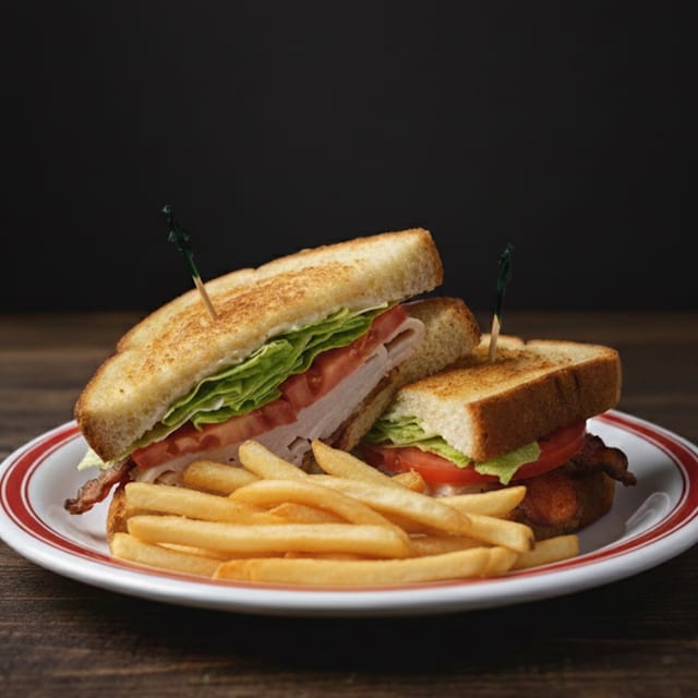 Smoked Turkey & Bacon Sandwich Combo.