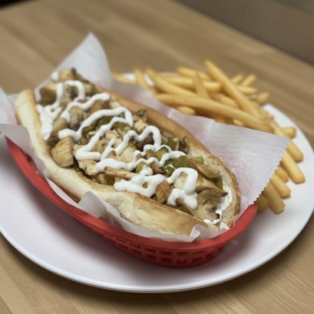 Spicy Chicken Sub Combo.