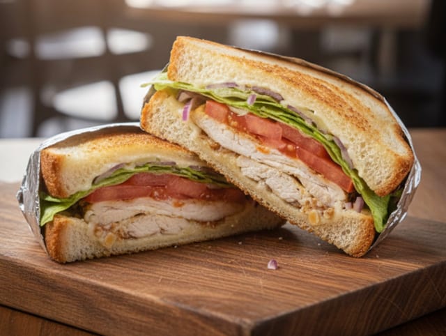 Chicken Melt Sandwich.