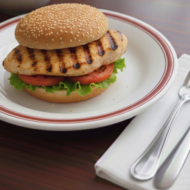 Grilled Chicken Sandwich.
