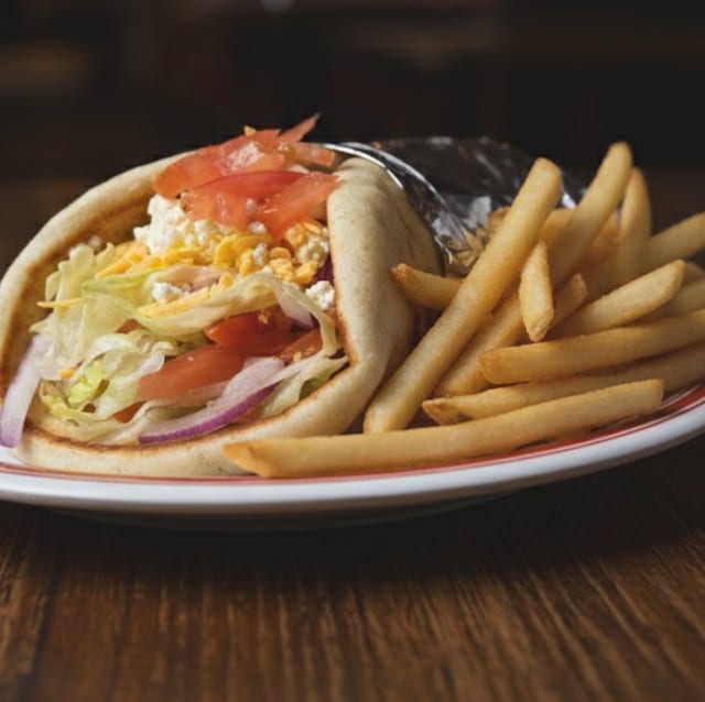 Vegetarian Pita Combo.