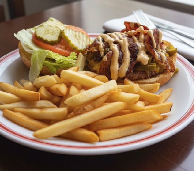 Jalapeno Bacon Burger Combo.