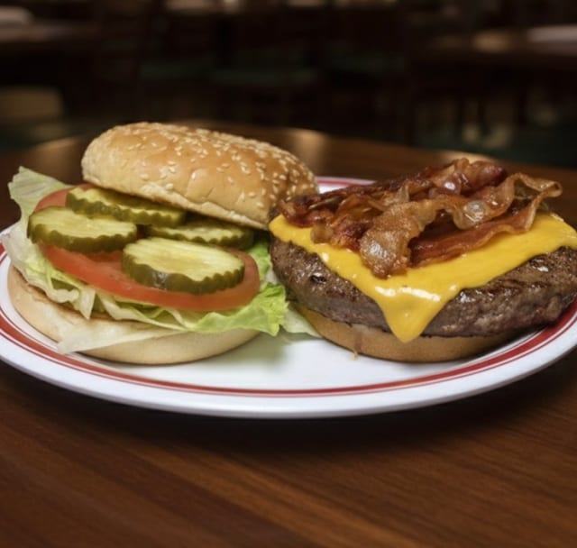 Bacon Cheeseburger.